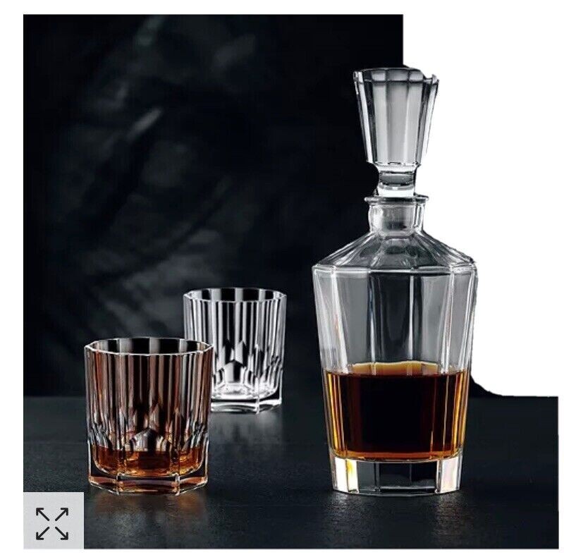 Riedel Nachtmann Facette Whisky Decanter & Tumblers Set