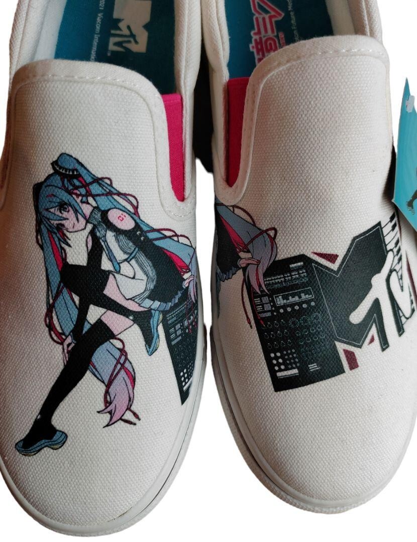 MTV × Hatsune Miku Limited Collaboration Deck Shoes 26.0cm/US 8