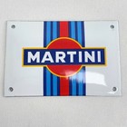 MARTINI Racing LOGO Emailschild Schild enamel sign Werbeschild 10x15cm 
