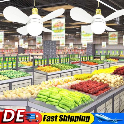 48W LED Ceiling Fan Lamp 15.75 Inch 4 Blades Chandelier Ceiling Fan 3 Fan Speeds