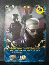 Resident Evil Deck Building Game Replacement Action Card Umbrella Corporation DB