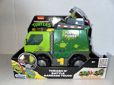 Teenage Mutant Ninja Turtles Nickelodeon Thrash n' Battle Garbage Truck TMNT NIB