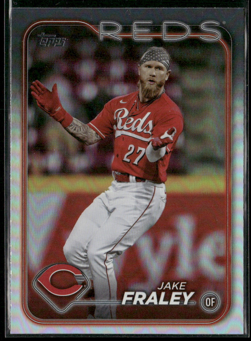 2024 Topps #261 Jake Fraley Rainbow Foil