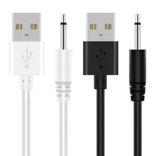 2.7Ft USB DC Charging Cable 2.5mm DC Charger Cord Fast Charging Replacement C...