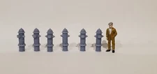O Scale Fire Hydrant - Fire Plug - 3D Printed QTY 6