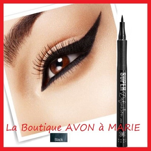 2 Crayons Eye-liner Gel SuperSHOCK AVON - Texture Gel, Tracé Précis, Waterproof - Teintes Assorties - Neufs