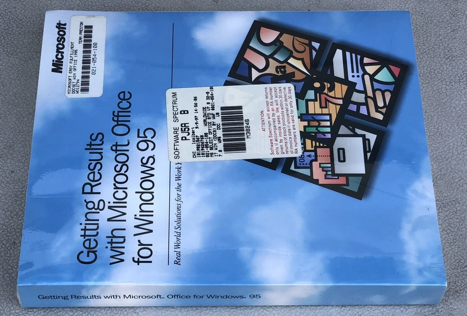 Getting Results with Microsoft Office for Windows 95 - Original shrinkwrap - Image 2 of 3
