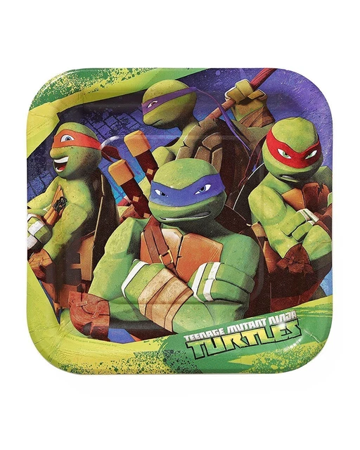 Teenage Mutant Ninja Turtles Placas de fiesta de cumpleaños