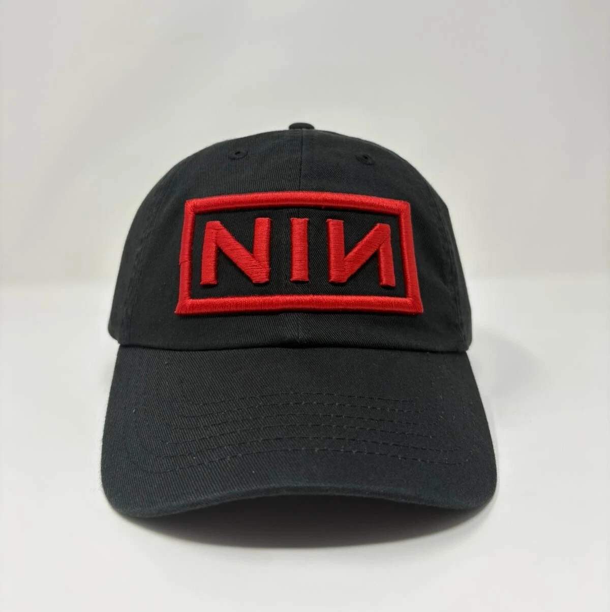 Nine Inch Nails Hat NIN Rock Hall Of Fame Dad Unstructured Cap Black *RARE