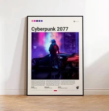 Cyberpunk 2077 Poster, Video Game Poster, Cyberpunk Fan Gift, Gamer Gift