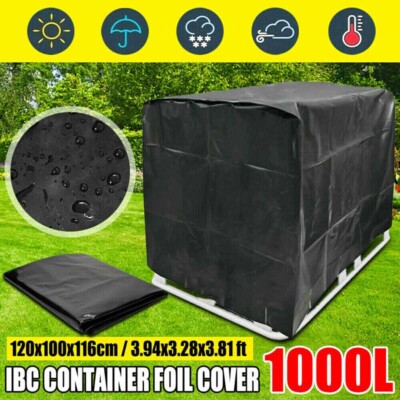 Waterproof IBC Tote Cover 1000L IBC Tank Container UV Film Protective Cover US