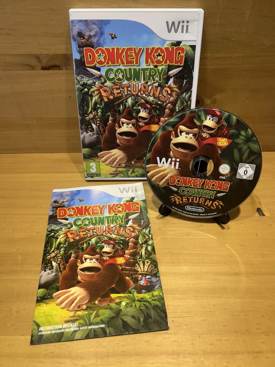 Donkey Kong Country Returns Nintendo Wii Complete With Manual