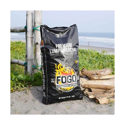 FOGO Premium Oak Restaurant Grade All-Natural Hardwood Flavor Lump Charcoal  F... | eBay