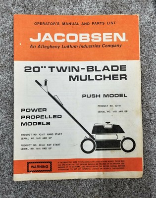 Jacobsen Gang Mower Manual