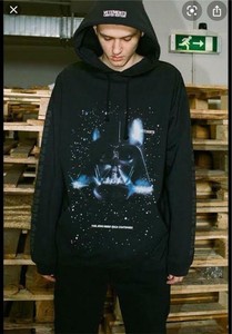 vetements darth vader moletom com capuz