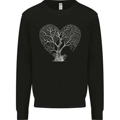 Love Tree Heart Arborist Ecology Environment Kinder Sweatshirt Pullover