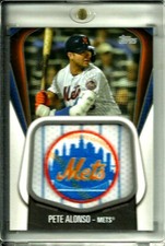 Pete Alonso 2020 Topps # JJSP-PA Jumbo Sleeve Patch New York Mets