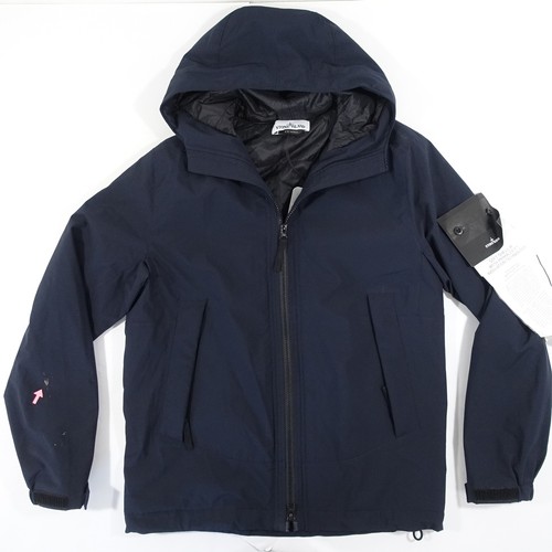 stone island jacket mens blue