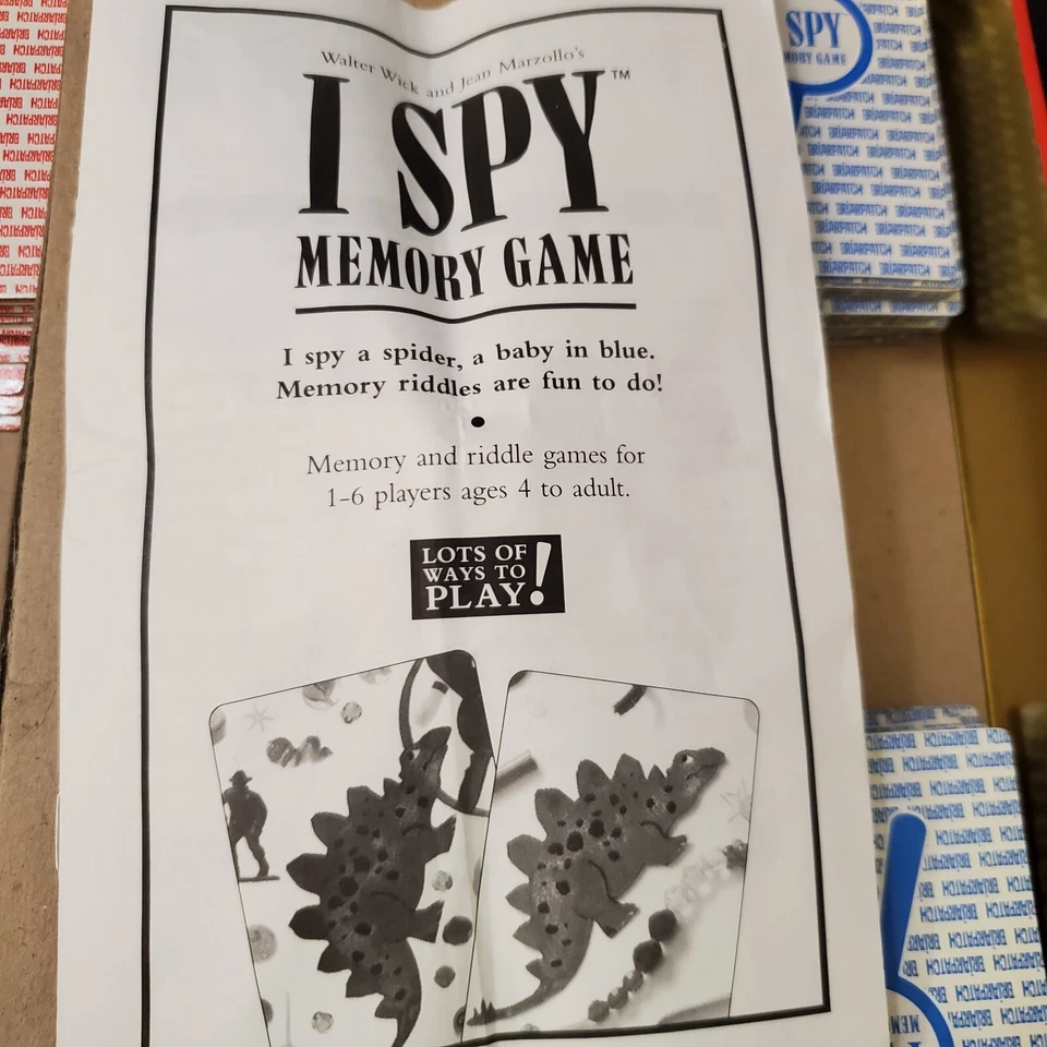 1995 I Spy Memory Game in Tin Box. All 75 Cards Included 100% Complete - Image 4 of 4