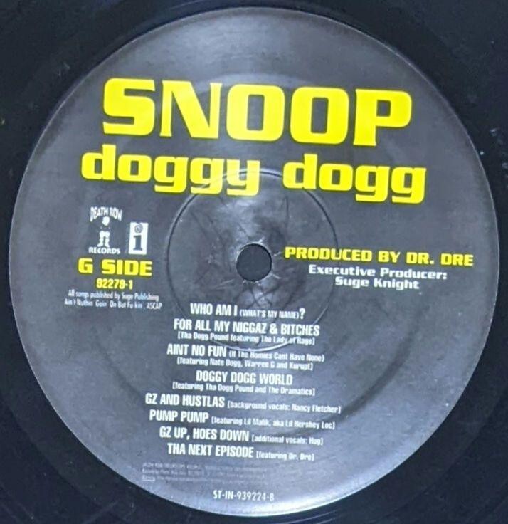 Snoop Doggy Dogg Doggystyle 1993 US Original LP Death Row Rare LP ALBUM