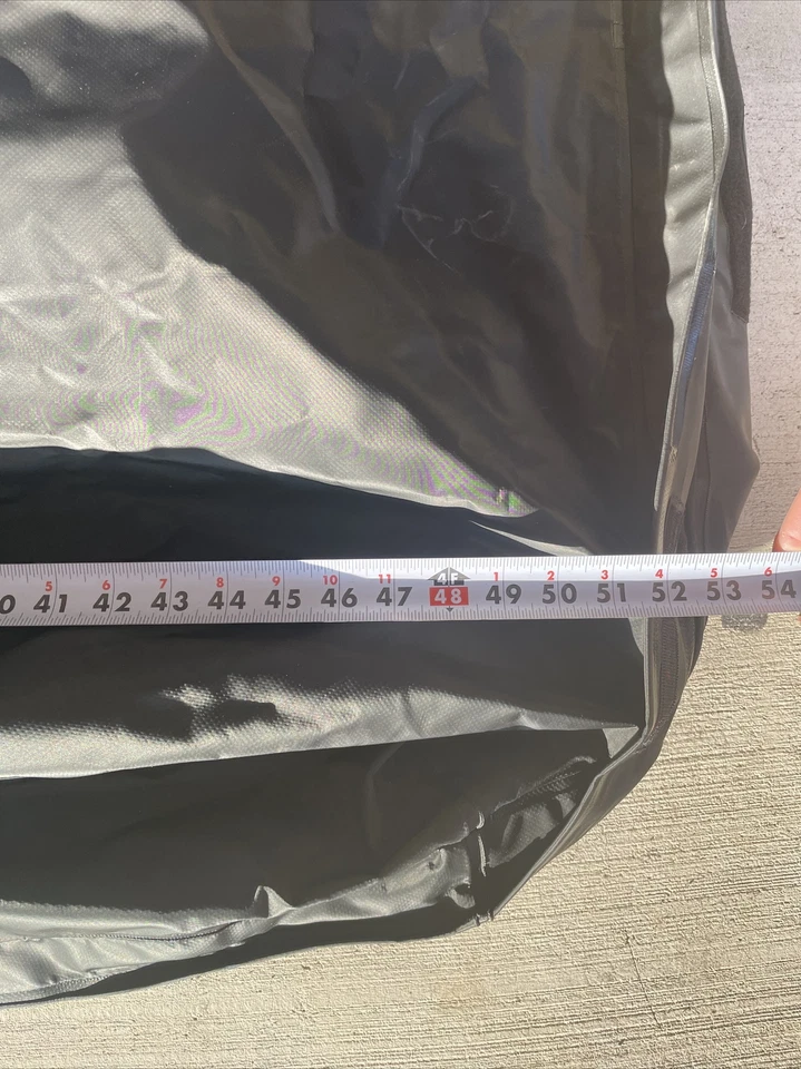 Rightline Gear Car Top Cargo Bag Carrier 52x39x15 Inches Black Heavy Duty Zipper - Image 3 of 4