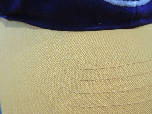 VINTAGE Los Angeles Lakers Hat Cap Snap Back Purple Yellow NBA Basketball Mens - Picture 3 of 9