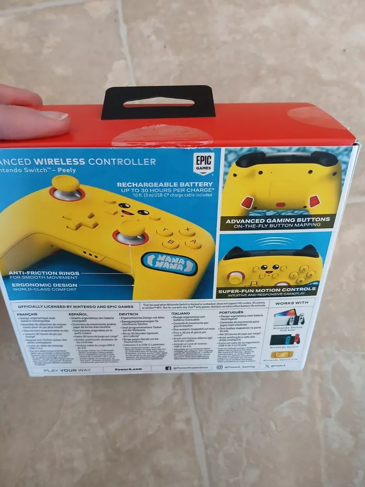 Brand New Fortnite Peely Enhanced Wireless Controller For Nintendo Switch-NoCODE - Image 2 of 4