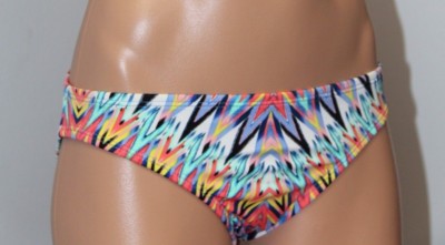 NWT Bar III Swimsuit Bikini Bottom Size M Rays Multi