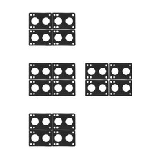 4 Pack Abgewinkelte Skateboard-riser -Truck-Riser Wheel Bite Pads