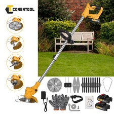 21V Cordless Grass Trimmer – 4-in-1 Weed & Bush Cutter for Garden Lawn Edging UK