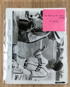 4 The Pride of St. Louis (1952) original movie stills Dan Dailey as Dizzy Dean