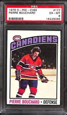 1976 O-Pee-Chee #177 Pierre Bourchard PSA 6 EX-MT 16229066 
