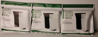 Lot Of 3 Toddy Cold Brew Coffee Paper Filter Bags 20 Pack X3 60ct Size OS  New!