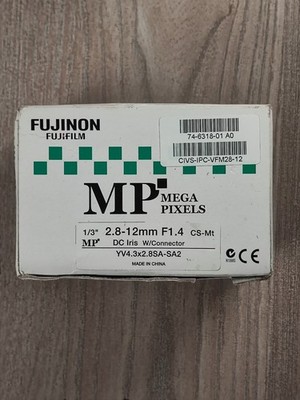 Fujinon MP 2.8-12mm F1.4 CS-Mount DC Iris Megapixel Objektiv NEU OVP Cisco