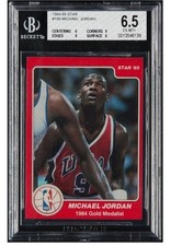 Michael Jordan 1984-85 Star #195 Rookie Card BGS 6.5 EX-MT+  LOOKS Nicer 💎