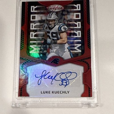 2023 Panini Certified - Mirror Signatures Luke Kuechly #MS12 RED /35 AUTO