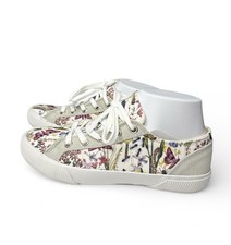 Inkkas Monterey Women's Sz 7 Floral Print Lace-Up Sneakers