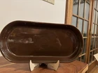 Fiestaware Chocolate Oblong Bread Tray- Retired Fiesta