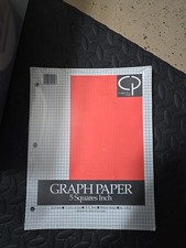 Graph Ruled Filler Paper 80 Sheets 5 Sq Per Inch 11x8.5 3 ring