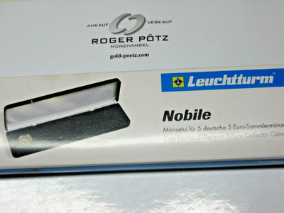 Leuchtturm Münzetui NOBILE  356064 für 5 x 5 Euro Münzen BRD  NEU
