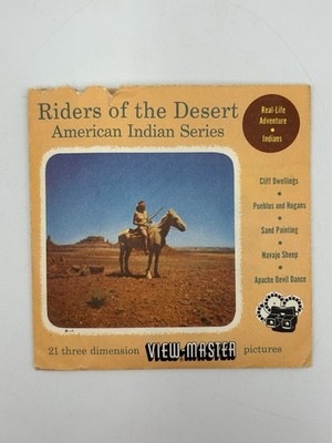 SAWYER'S View-Master Riders of the Desert American Indian Vintage 1957