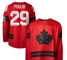 Womens Bauer Olympic Marie-Philip Poulin Red Hockey Canada 2026 Semi Pro Jersey