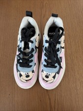 Disney Mickey Mouse And Friends Zara Youth Girls Sneakers Size 33 NICE
