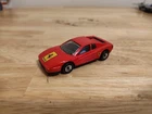Matchbox Ferrari Testarossa 1986 Red Logo on Hood Misprint? MB75 Vintage Retro