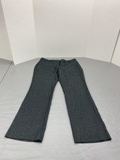 New York  Company Dress Pants Womens 12 Gray Black 7th Avenue Straight Office