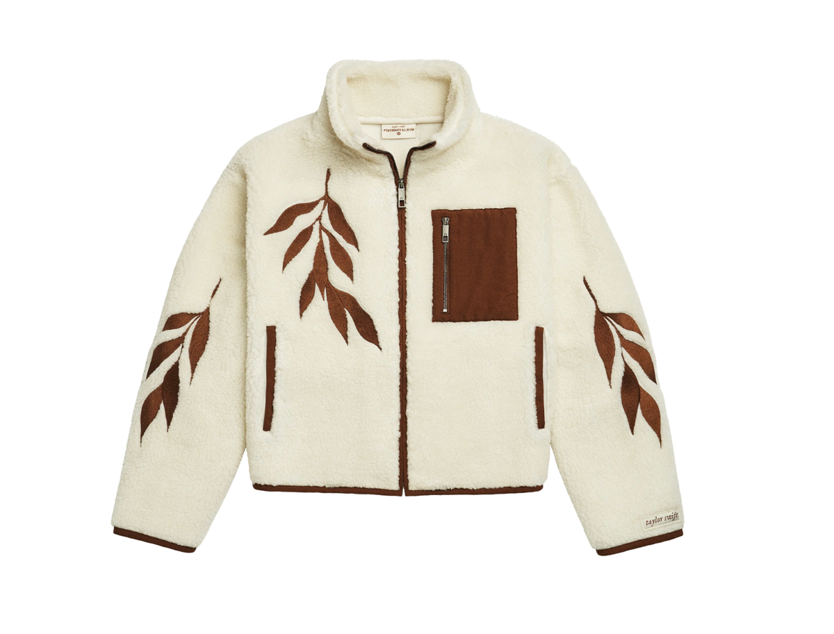 Taylor Swift HOLIDAY Life Is A Willow Zip Up Sherpa Jacket Size