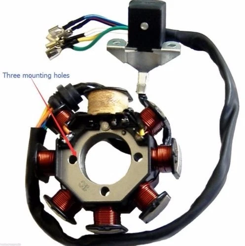 Arnés de cableado completo telar de cable para 200cc 250cc ATV Quad Buggy Zongshen Lifan Foto 3 de 4