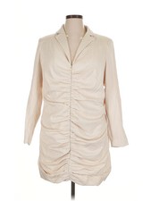 Cider Women Ivory Casual Dress 1X Plus