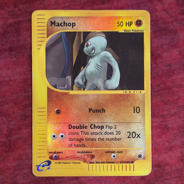 Machop [Reverse Holo] #117 (Expedition (2002))