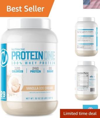 ProteinOne Vanilla Whey Protein Powder - 2lbs of Delicious Muscle Fuel
